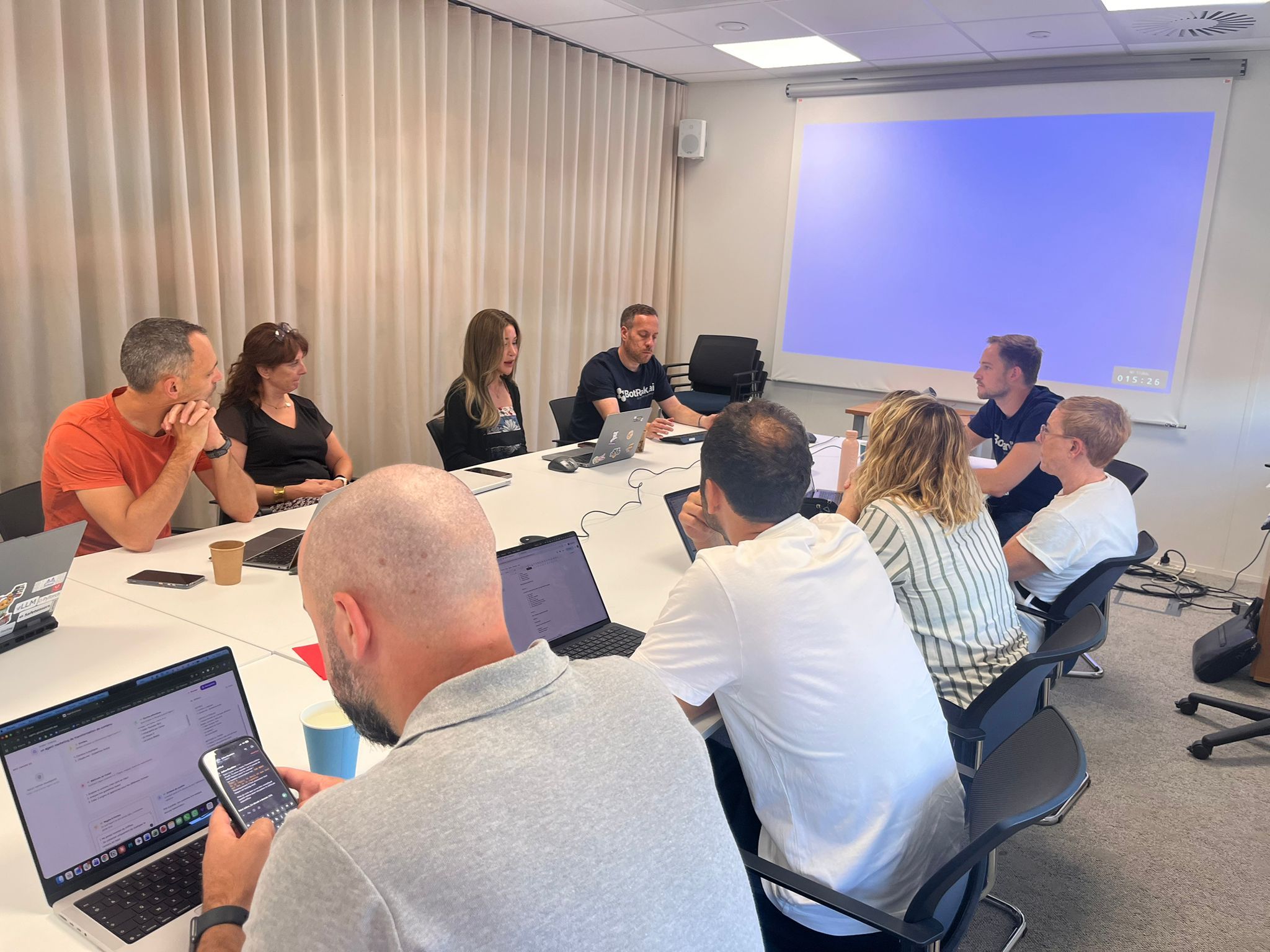 Atelier en table ronde